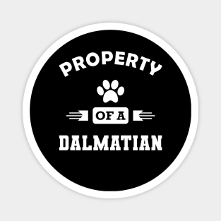 Dalmatian Dog - Property of a dalmatian Magnet